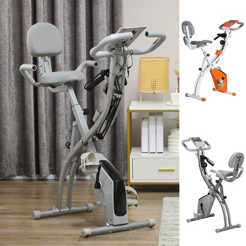 Upright exercise bike - 2-in-1,