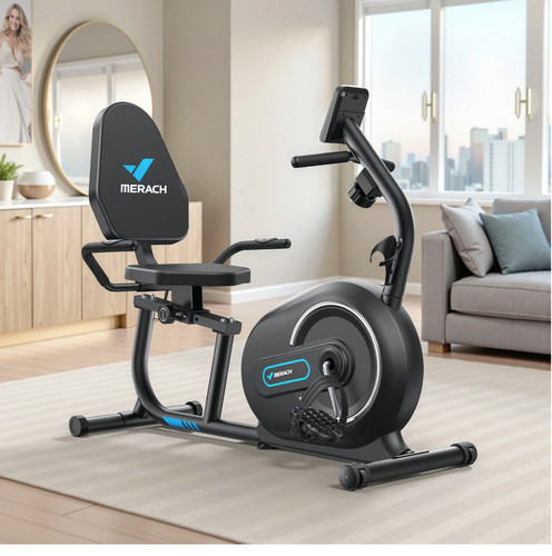Merach lcd recumbent exercise - lcd,