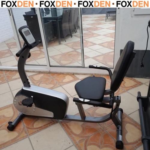 Exercise bike with lcd - with,