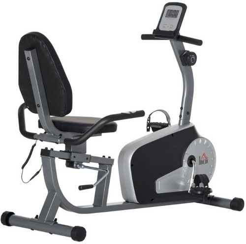 Exercise bike with - lcd, display